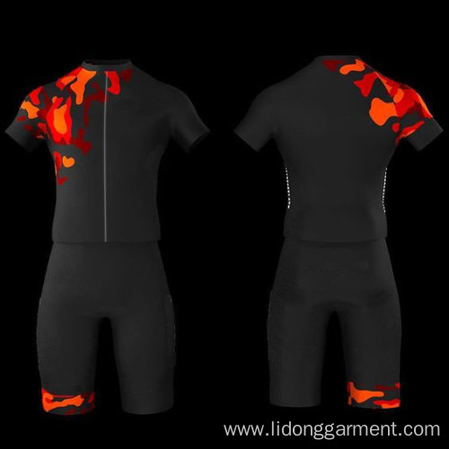 Custom Racing Sport Bicycle Short Sleeves Cycling Jersey